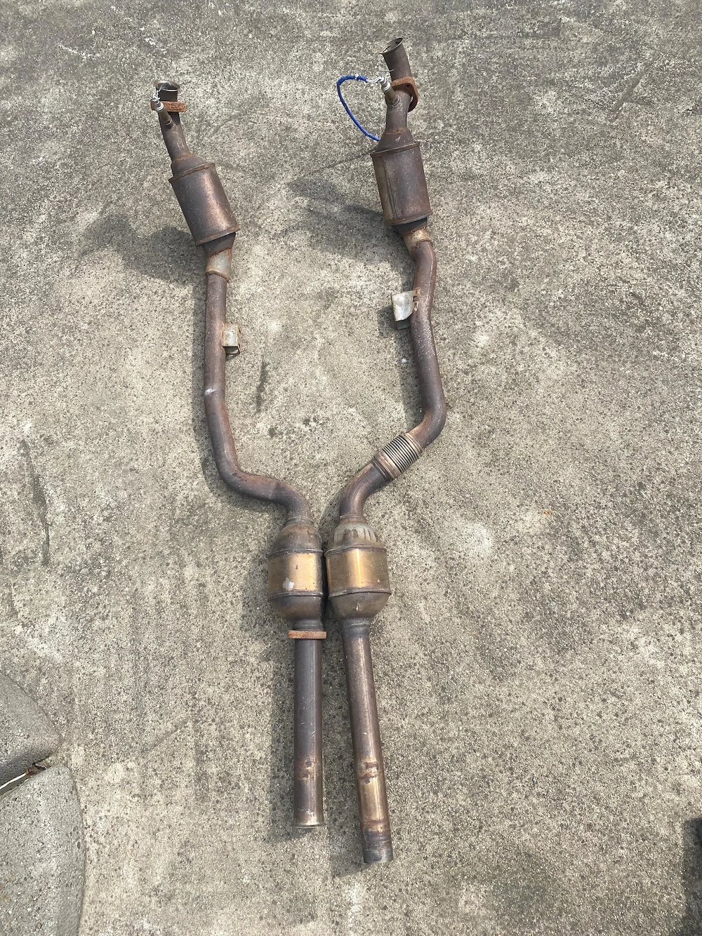 Toba evacuare inox cu catalizator Mercedes E320 benzina