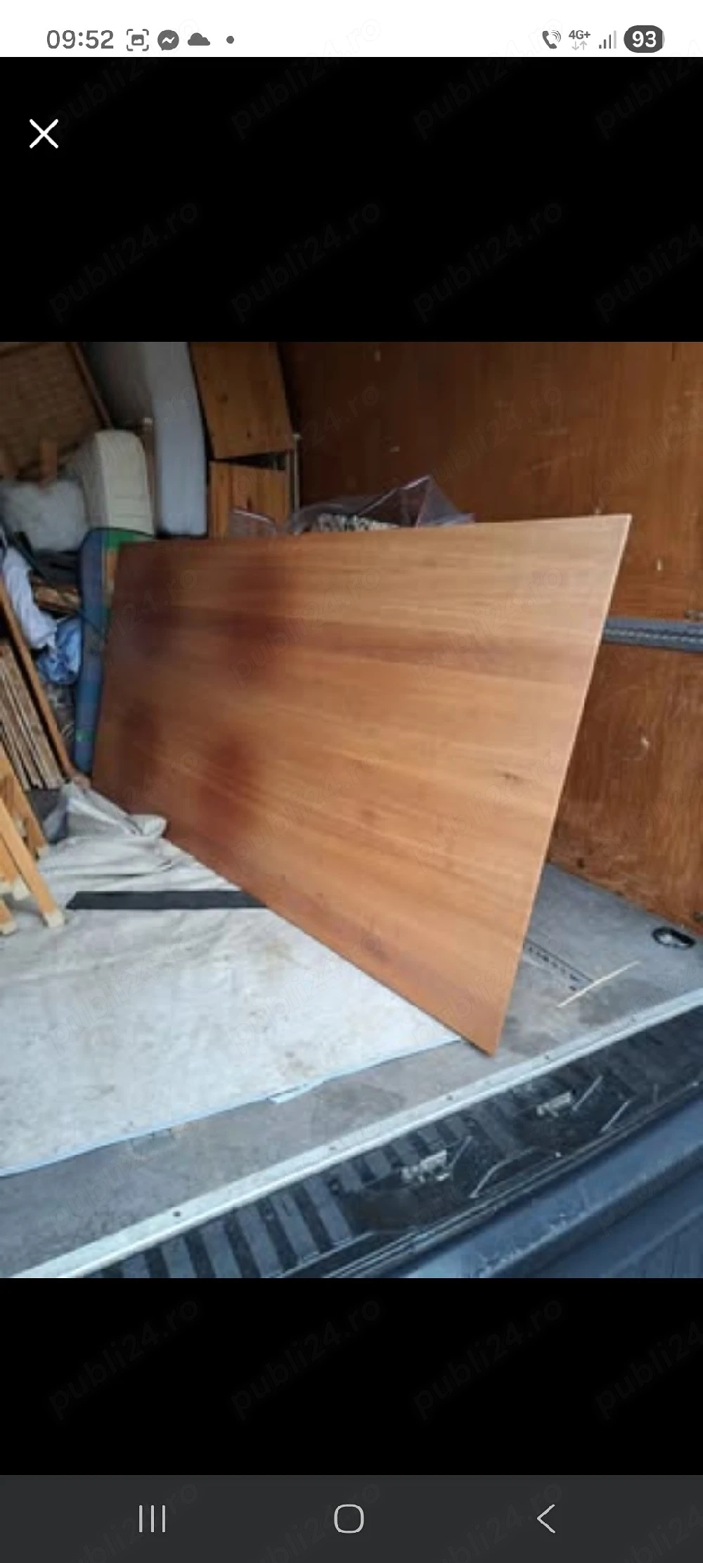 Masa lemn cu 6 scaune