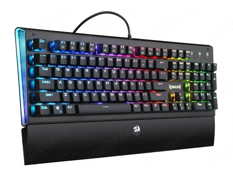 Tastatura Gaming Redragon k569 Mecanica,RGB LED, USB, Black