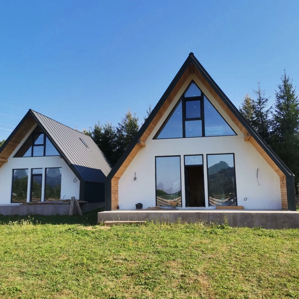 Cabana A Frame de Vanzare - Casa de Vacanta la Munte