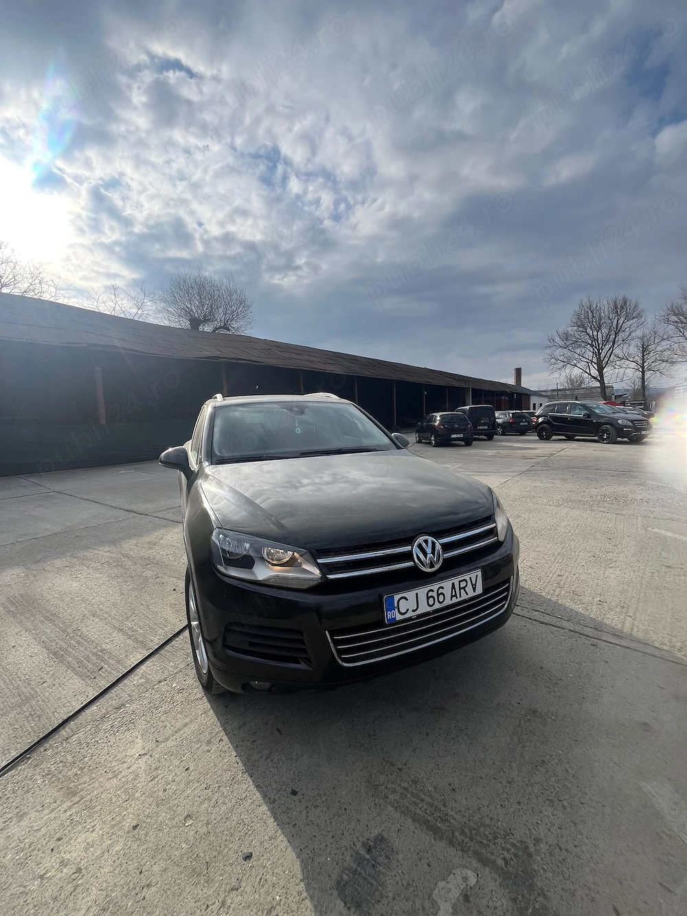 VW Touareg suspensie pe arcuri