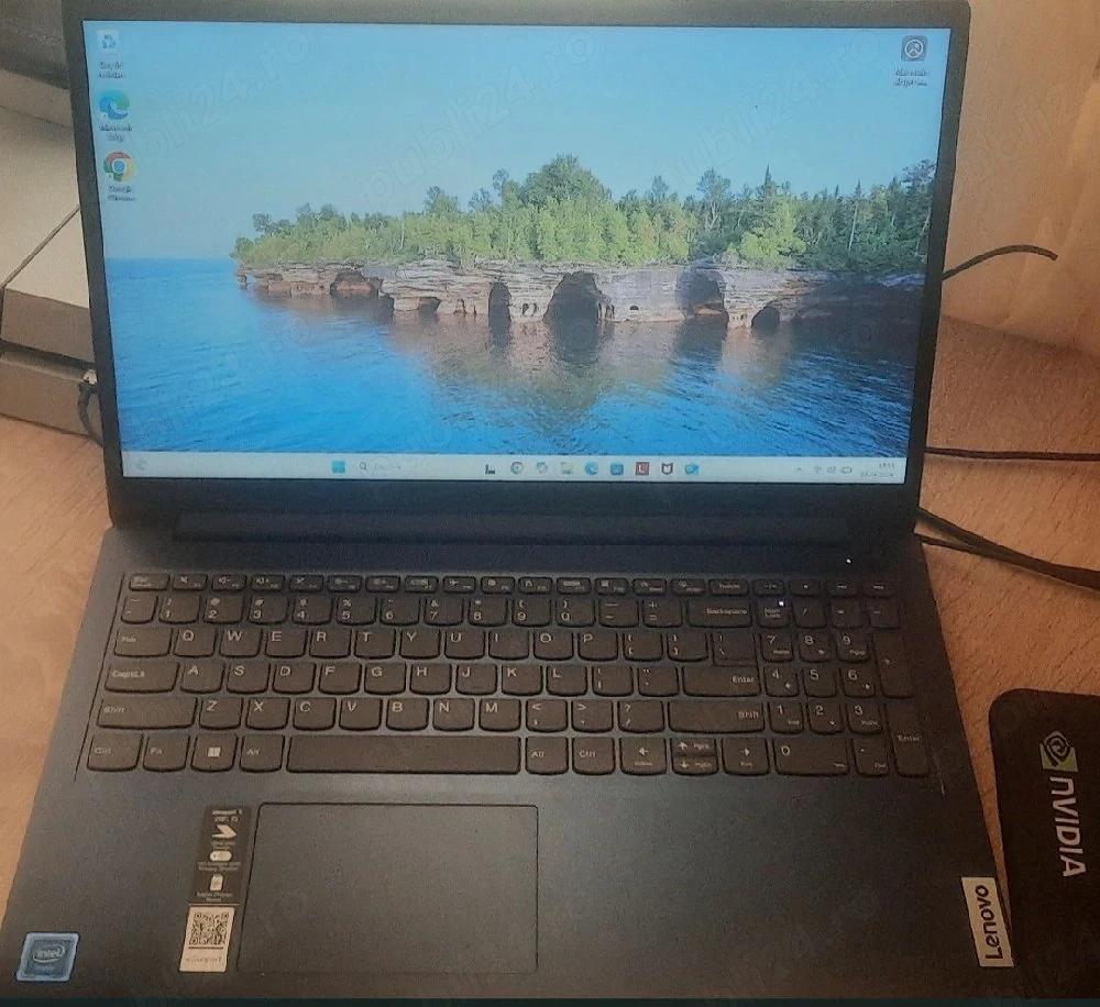 Laptop LENOVO IdeaPad 1 15IJL7, Intel Celeron N5100 pana la 2.8GHz, 15.6" HD, 4GB, eMMC 128GB, Intel