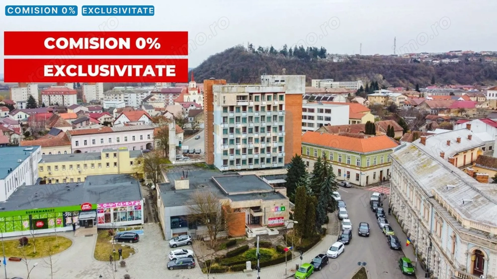 De vanzare Hotel, nefunctional, 70 camere + teren 3590 mp, Dej┃