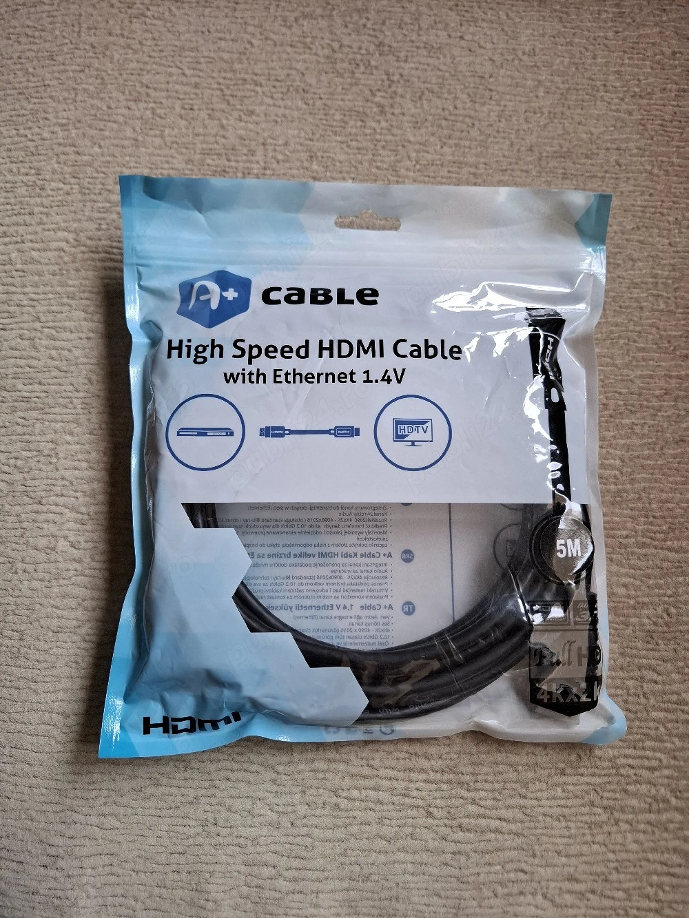 Cablu HDMI v1.4, 5 metri