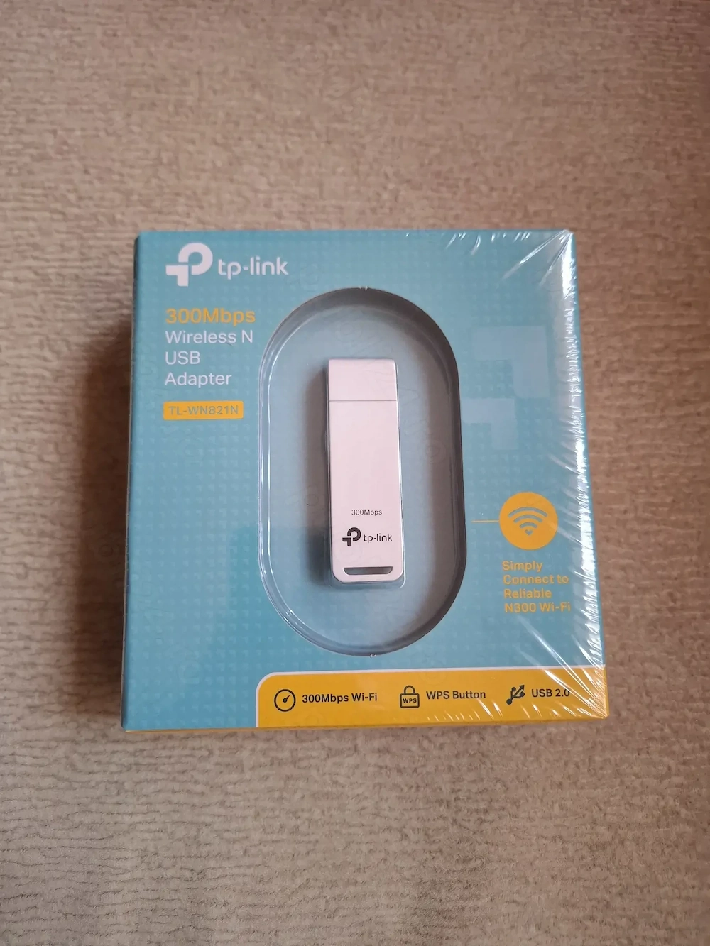 Adaptor wireless USB N300 TP-Link TL-WN821N