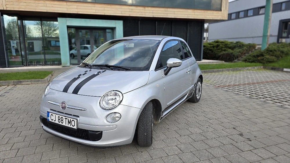 Fiat 500 1.2 benzina aspirat   88.000 km   2011   3 chei + set roți iarnă