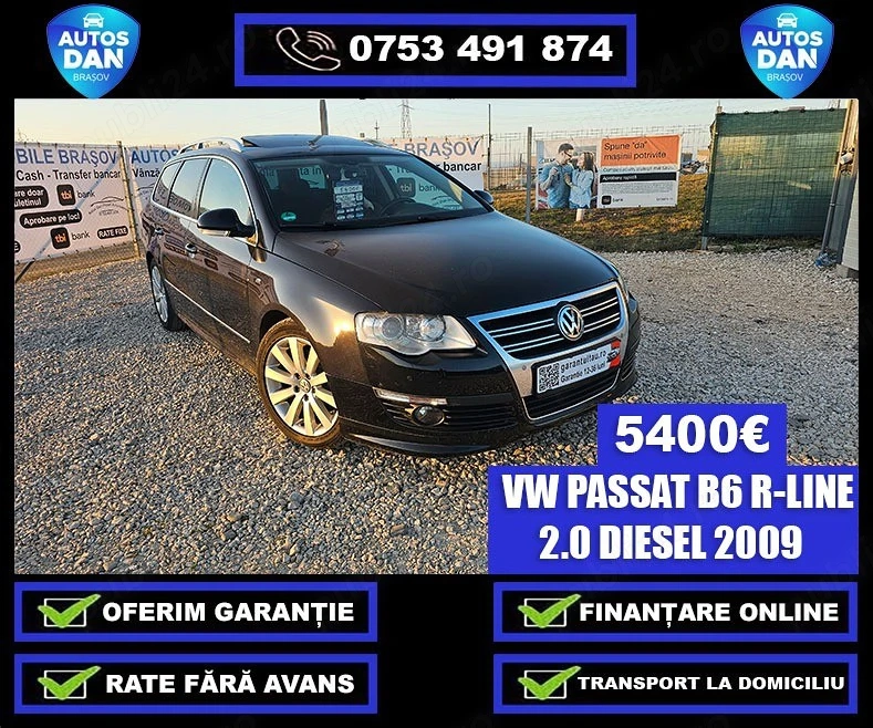 Vw Passat R-line-2009-2.0 tdi-E5