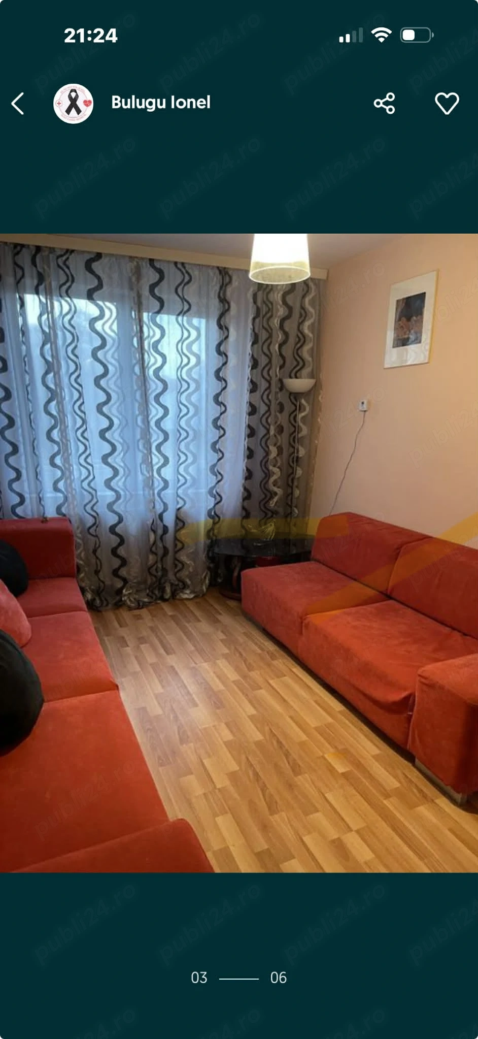 Închiriez apartament cu 3 camere Vaslui 