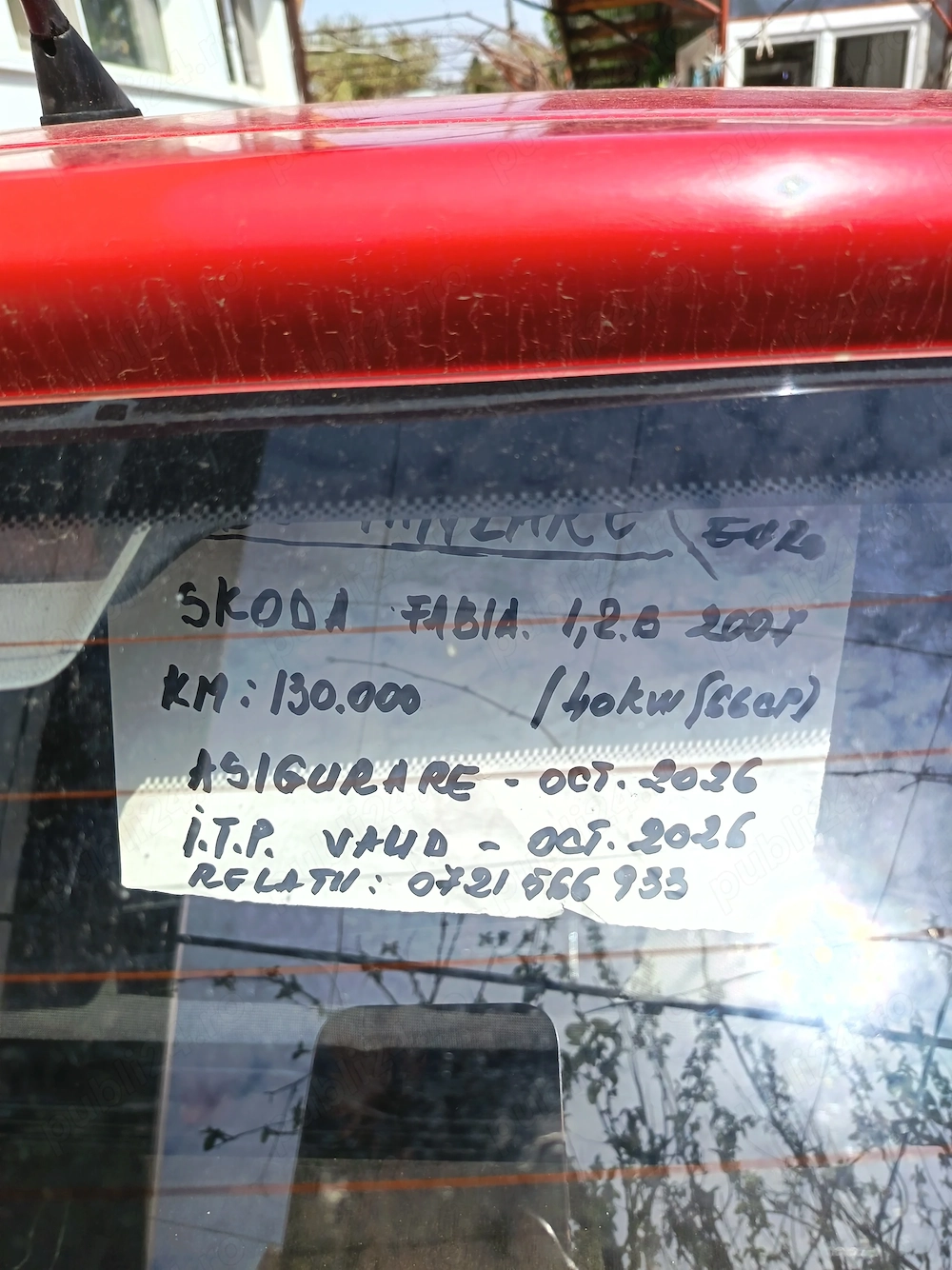 Vând Scoda Fabia Junior an 2007