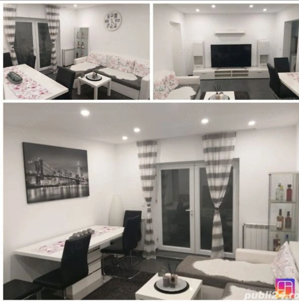 Apartament de vanzare 3 camere (izolat si placat cu rigips) la cheie , mobilat ! 