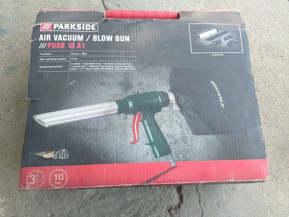 Pistol aspirator pneumatic 