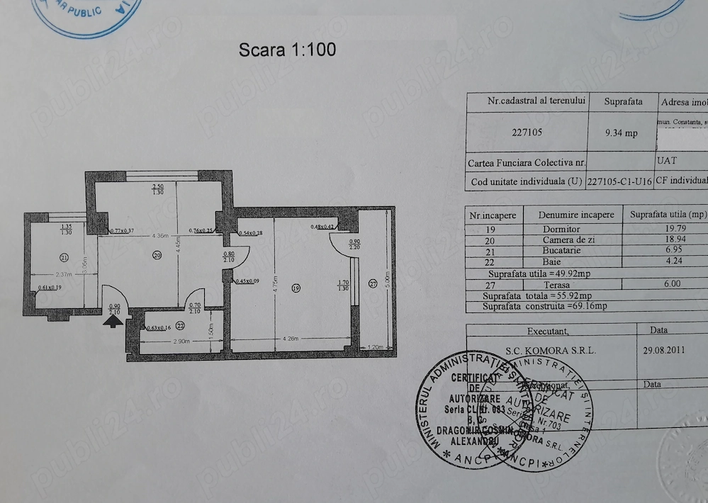 Apartament de vanzare - 2 camere - Baba Novac
