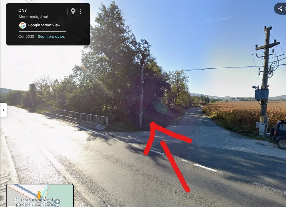 Teren intravilan 5000m2 Barzava Monorastia