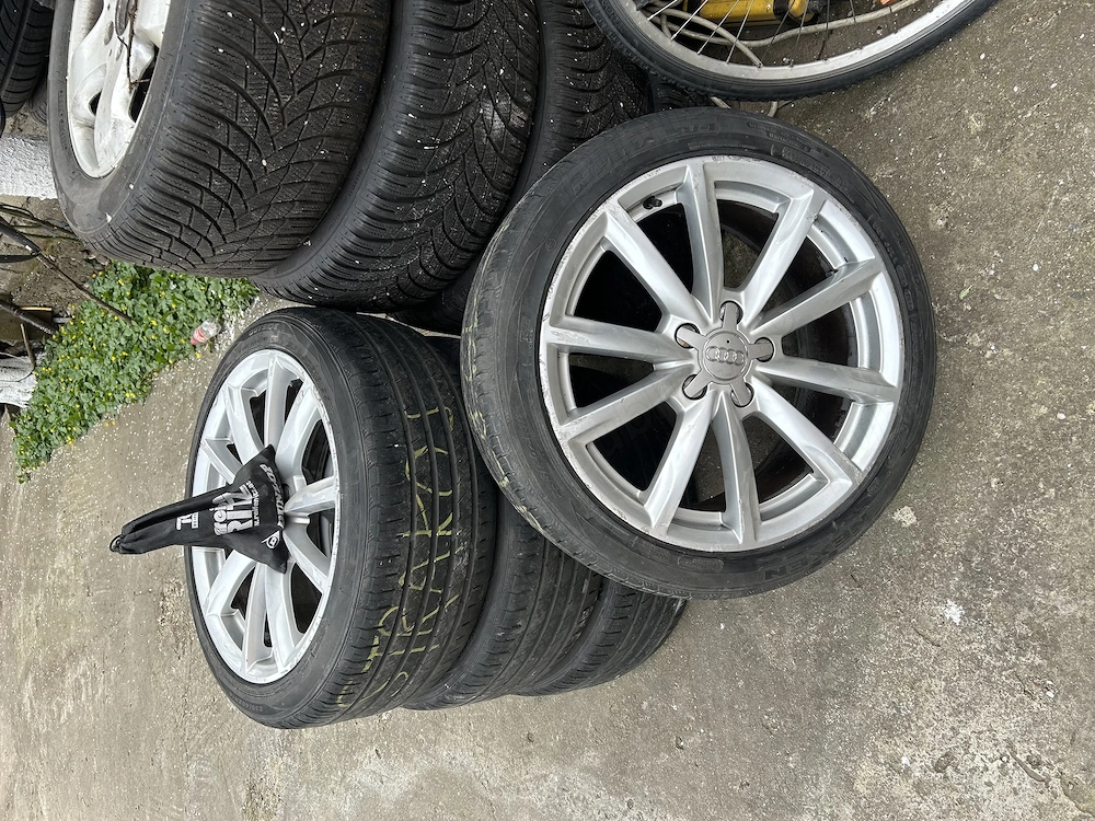 Anvelope + jante de Aluminium pe 18