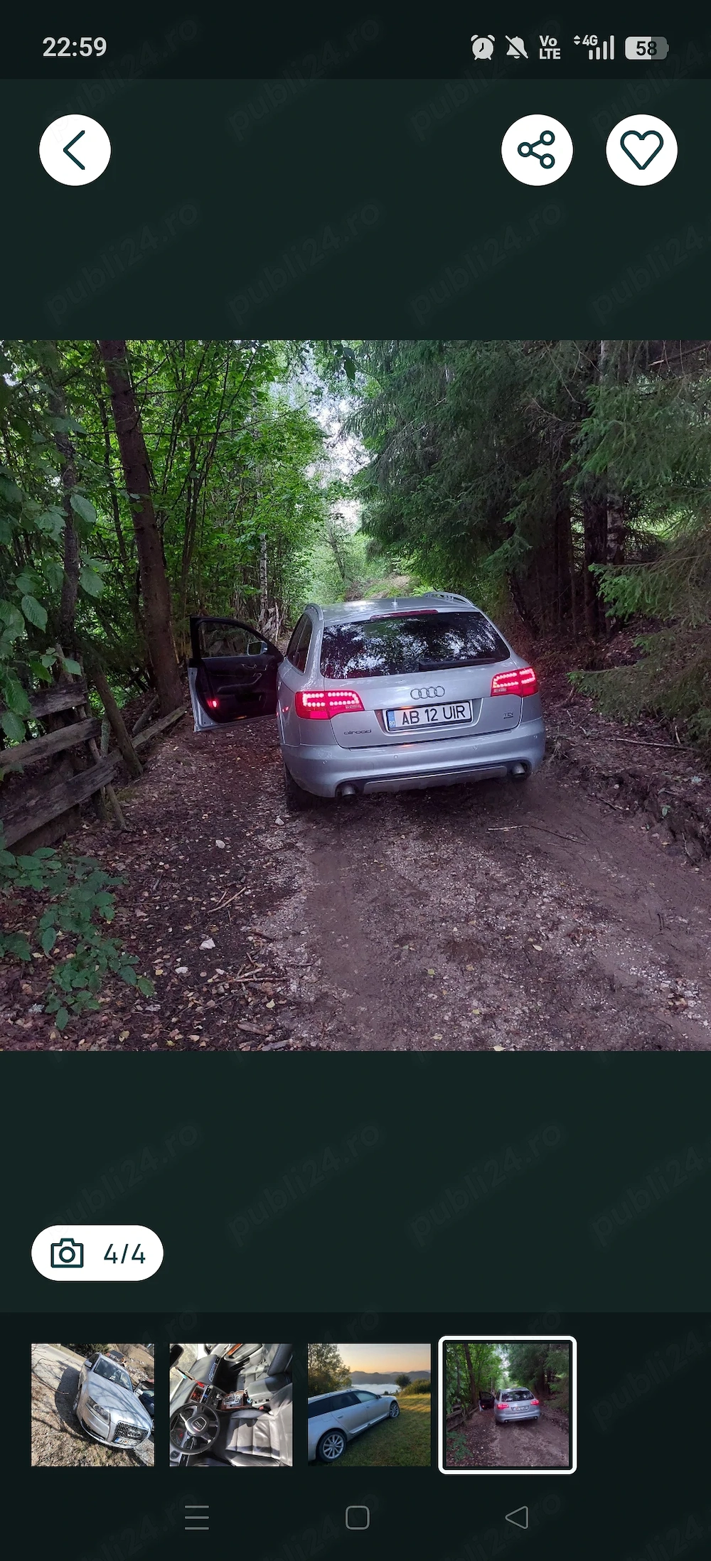 Audi A6 C6 allroad 4x4 motor de 2, 7 automat