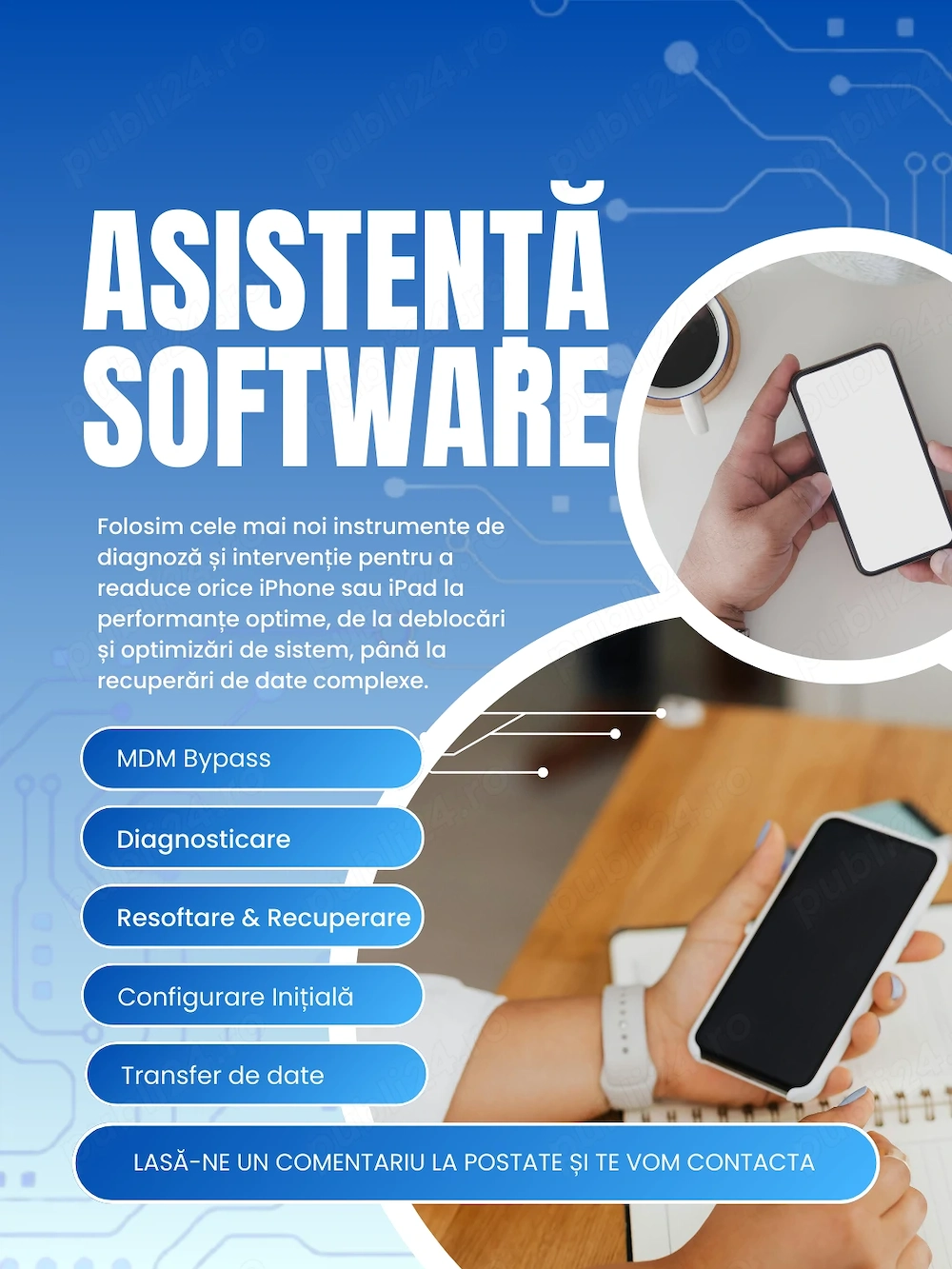 Asistență Software Apple iPhone   iPad - Configurare MDM | Mentenanță Software & Hardware Mac