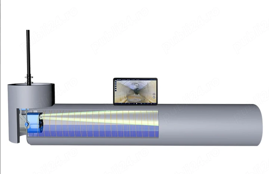 NOU! Cameră Inspecție Conducte 360  Zoom 30X   Profesională IP68