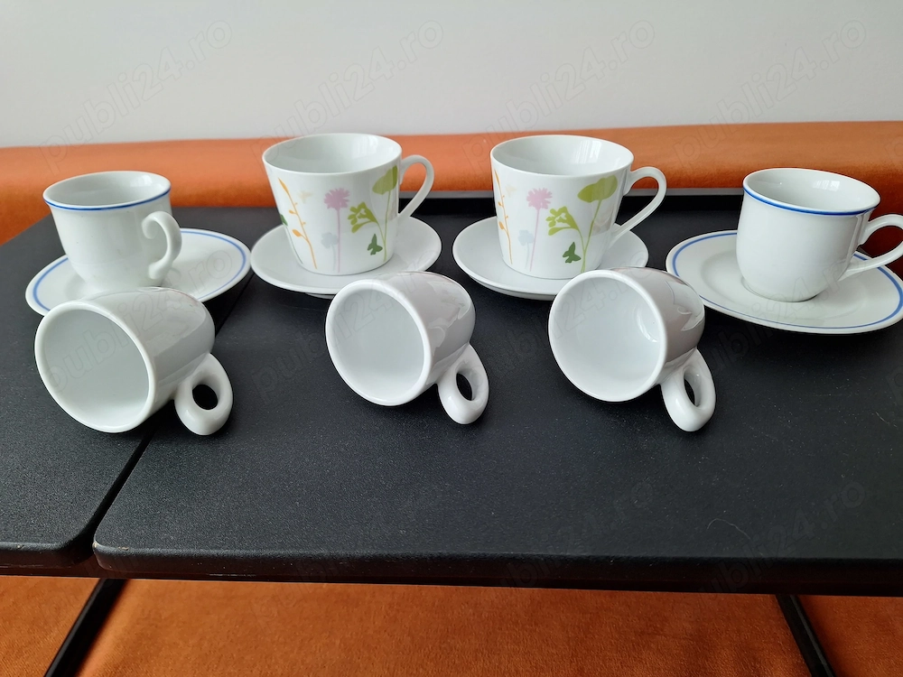 LOT de cescute pentru cafea,vechi, modele diferite