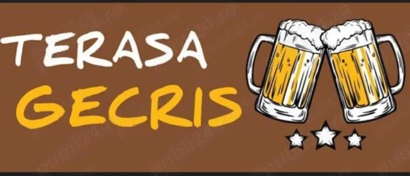 Angajăm Barman-ospatar Terasa Gecris Bld. Bucurestii-Noi 67