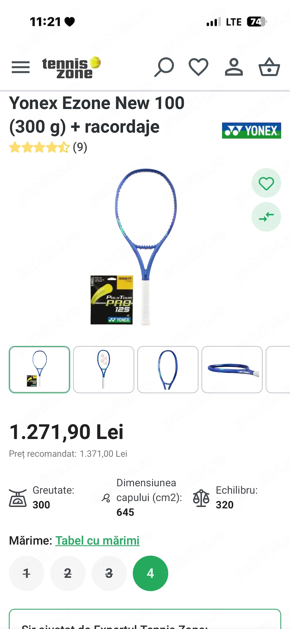 Rachete Yonex Enzone