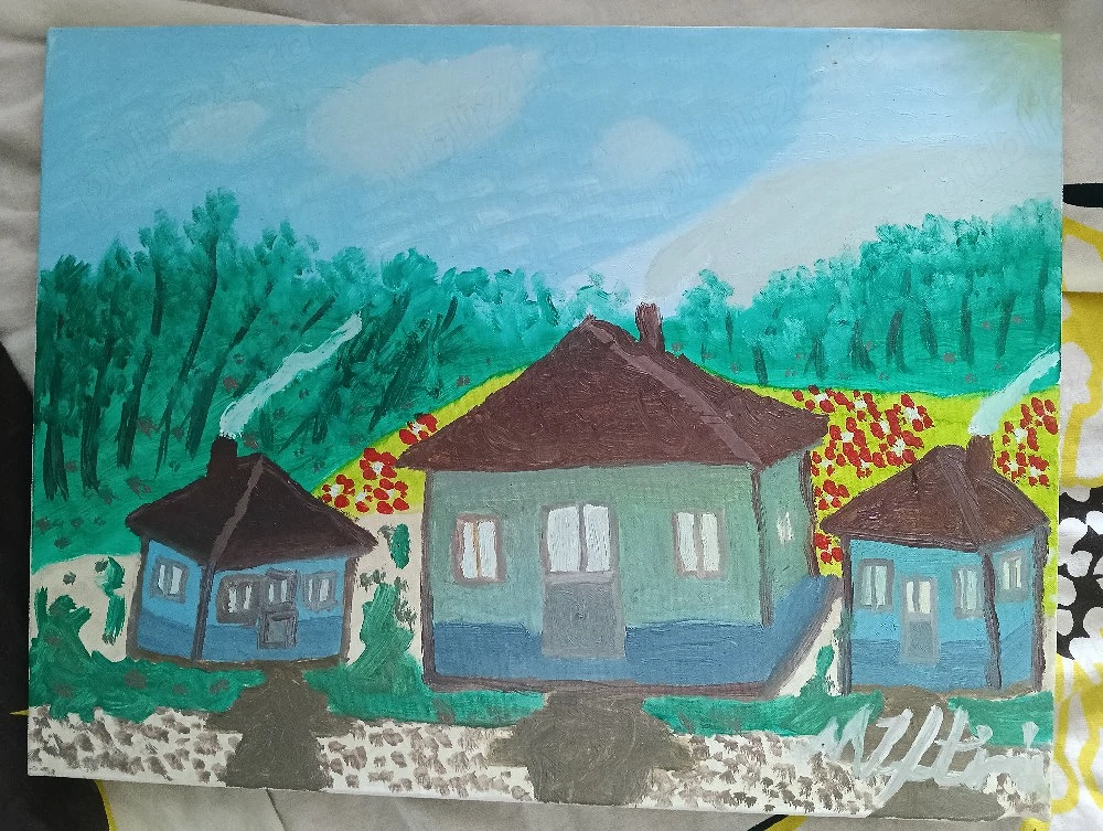Vind pictura in ulei pe pânză 