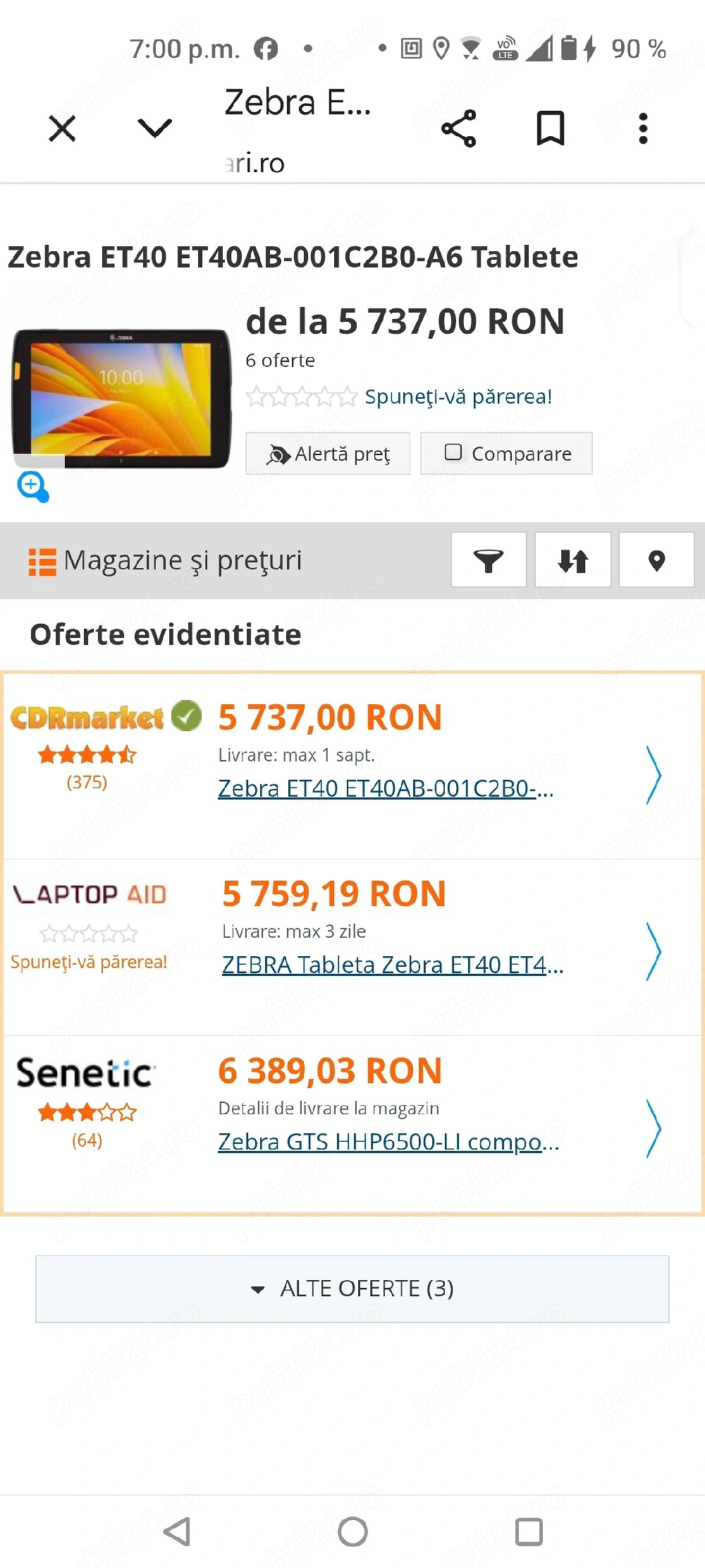 zebra et40 impecabila+husa 