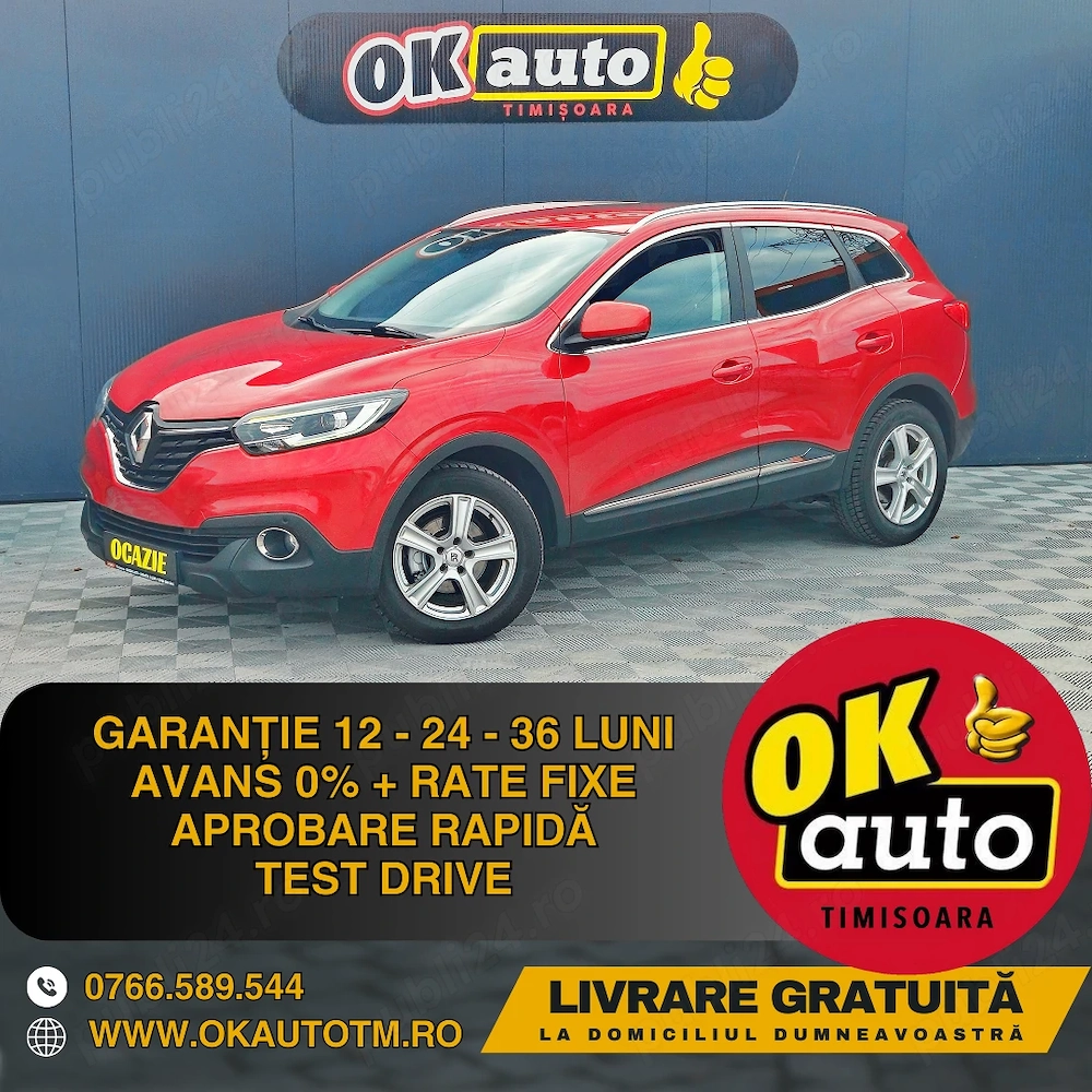 Renault Kadjar - euro 6 - 2016 - 1.6 diesel - 130 c.p.