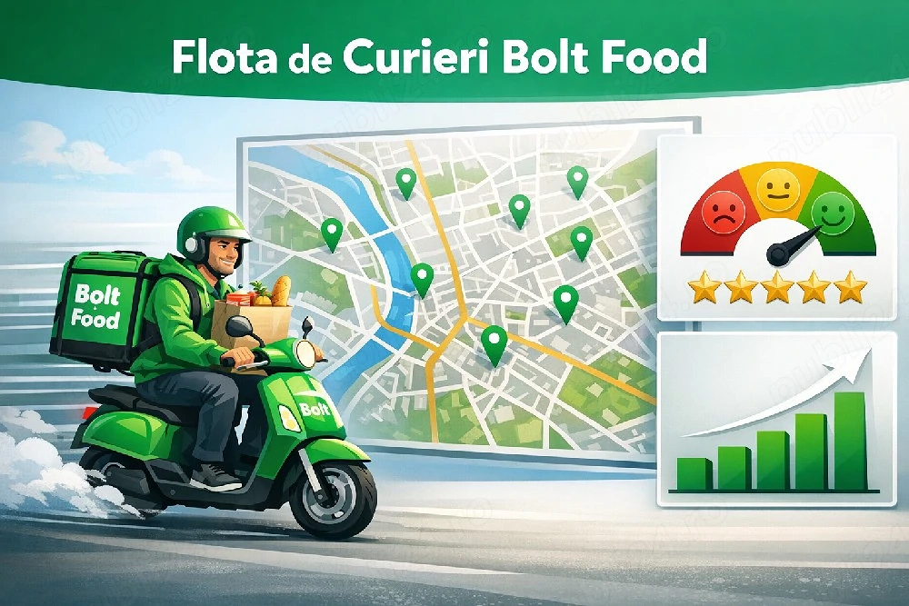 Angajez curieri Bolt Food -Colaborare