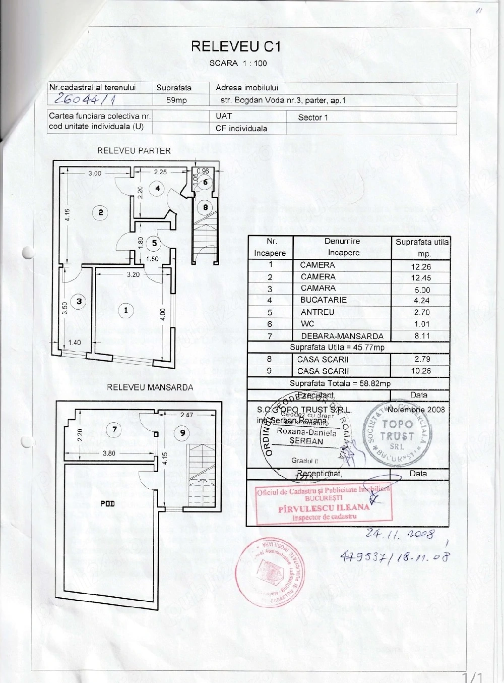 Teren cu imobil demolabil sector 1 Bucuresti
