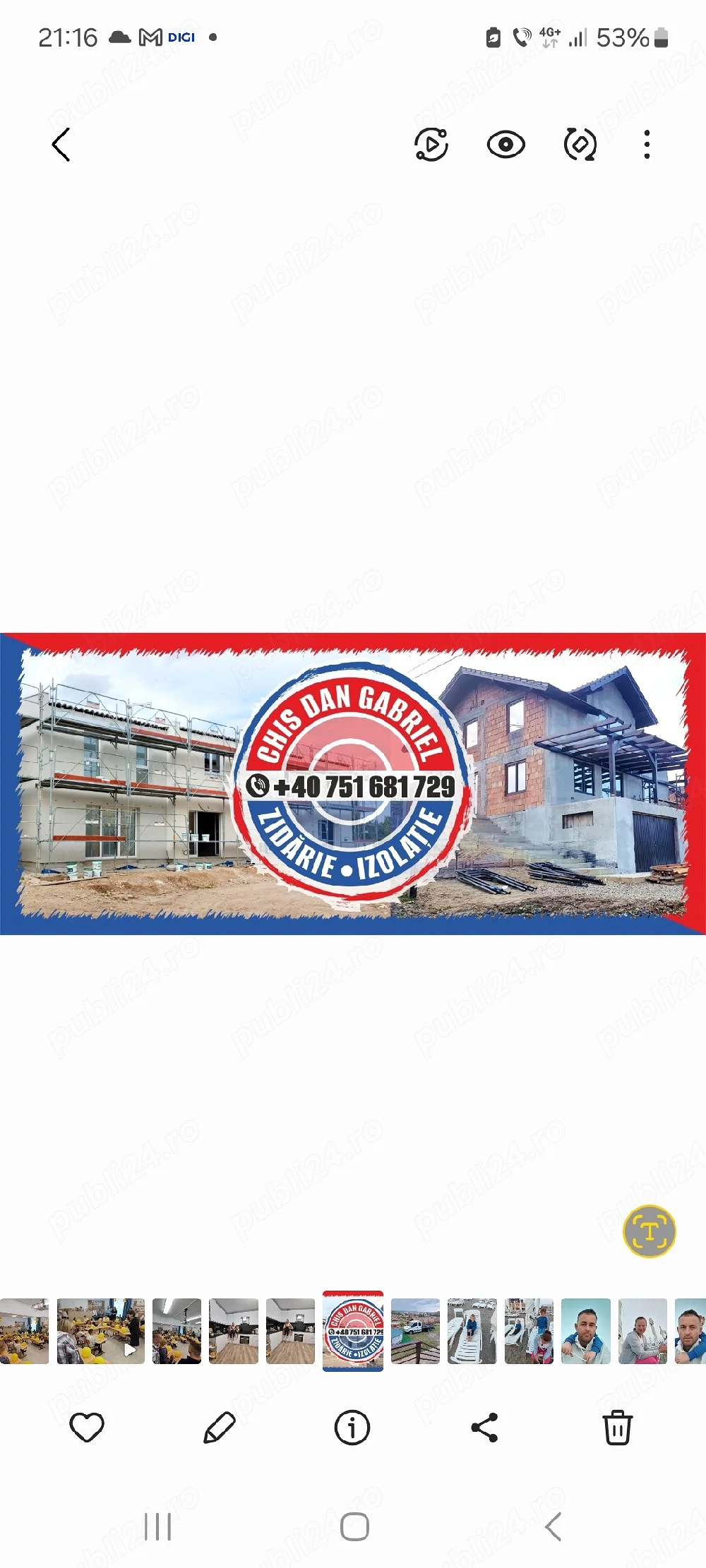 Firma eczecuta lucrai in construcii 