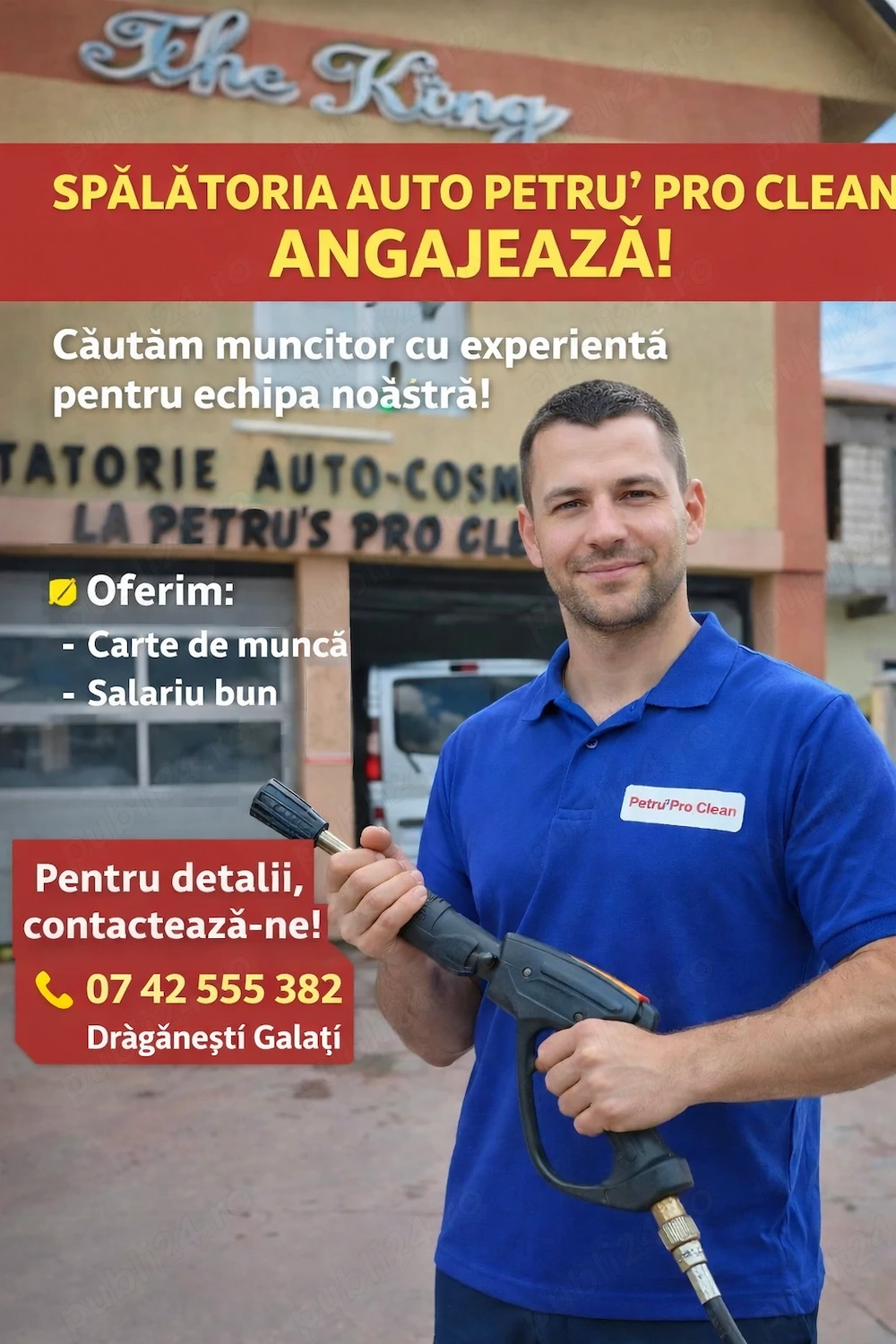 Angajam băiat sau fata cu experiență 