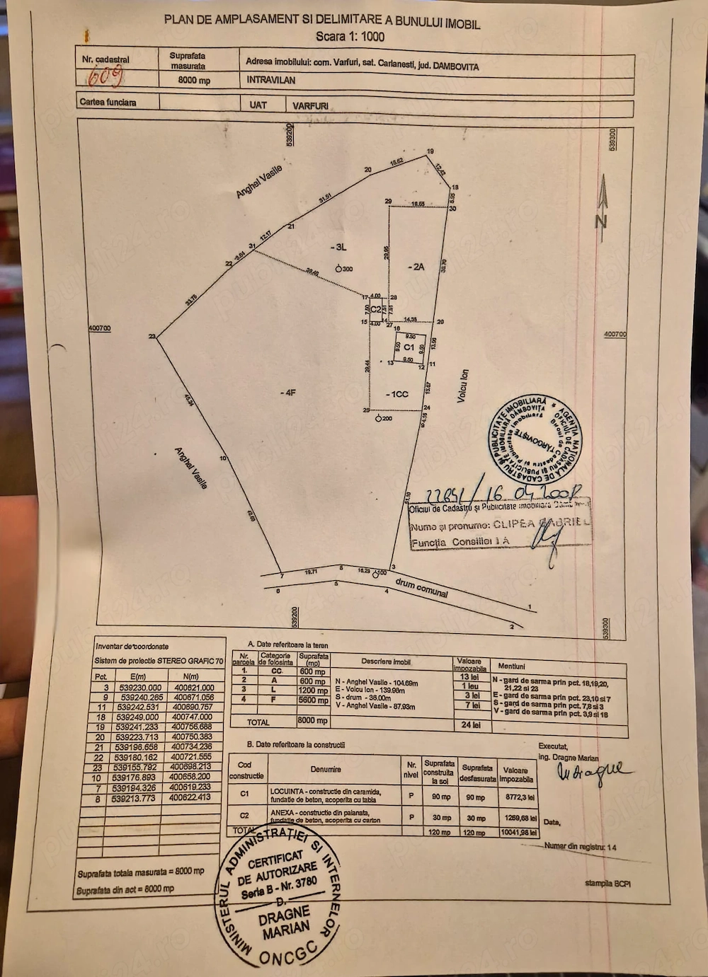 Teren Intravilan Carlanesti-Varfuri-Pucioasa