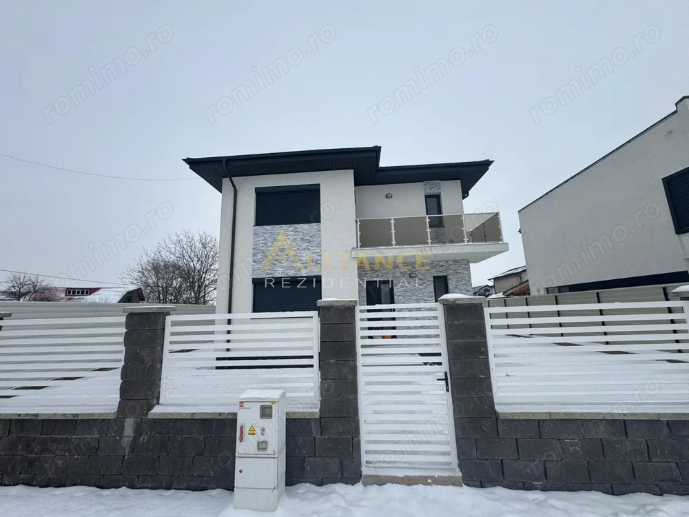 Vila individuala P+1E ~ 4 camere 2 bai ~ 450mp teren