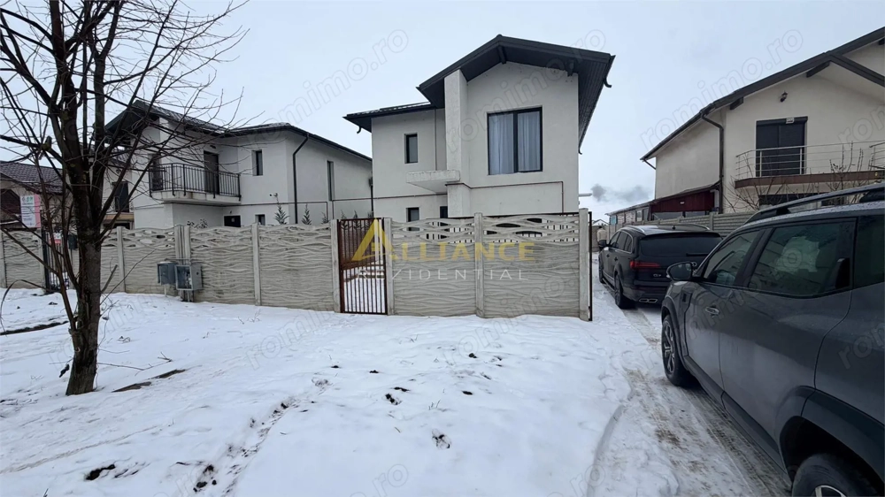 Vila individuala P+1E - 4 camere 2 bai - 250mp teren