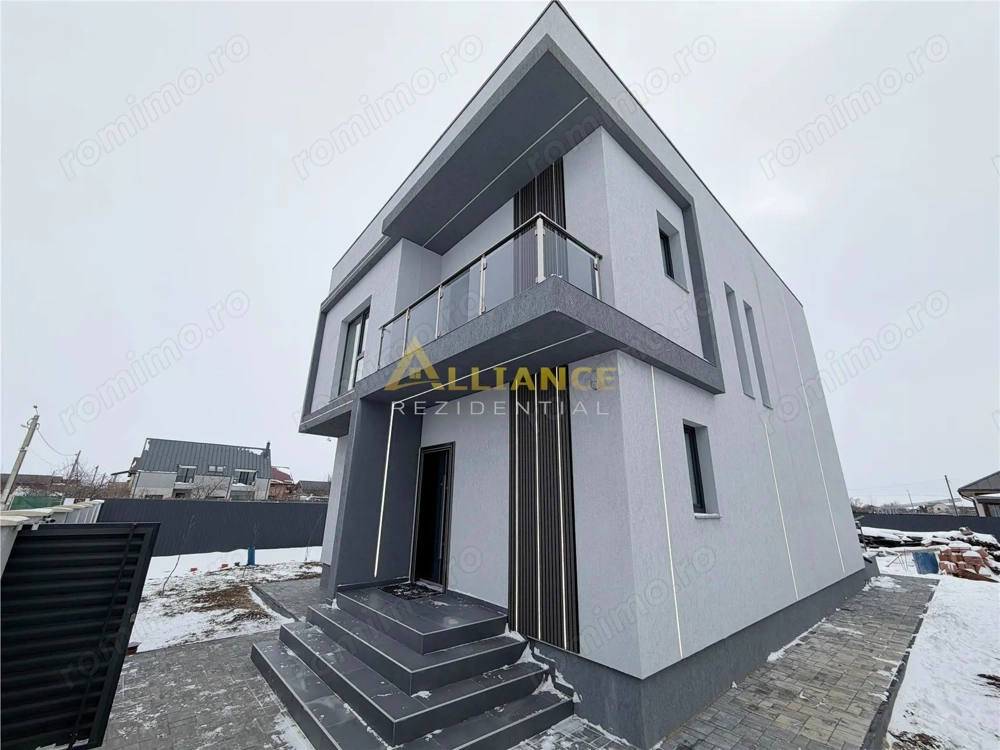 Vila individuala P+1E cu finisaje de lux || 4 camere 3 bai || 540mp teren