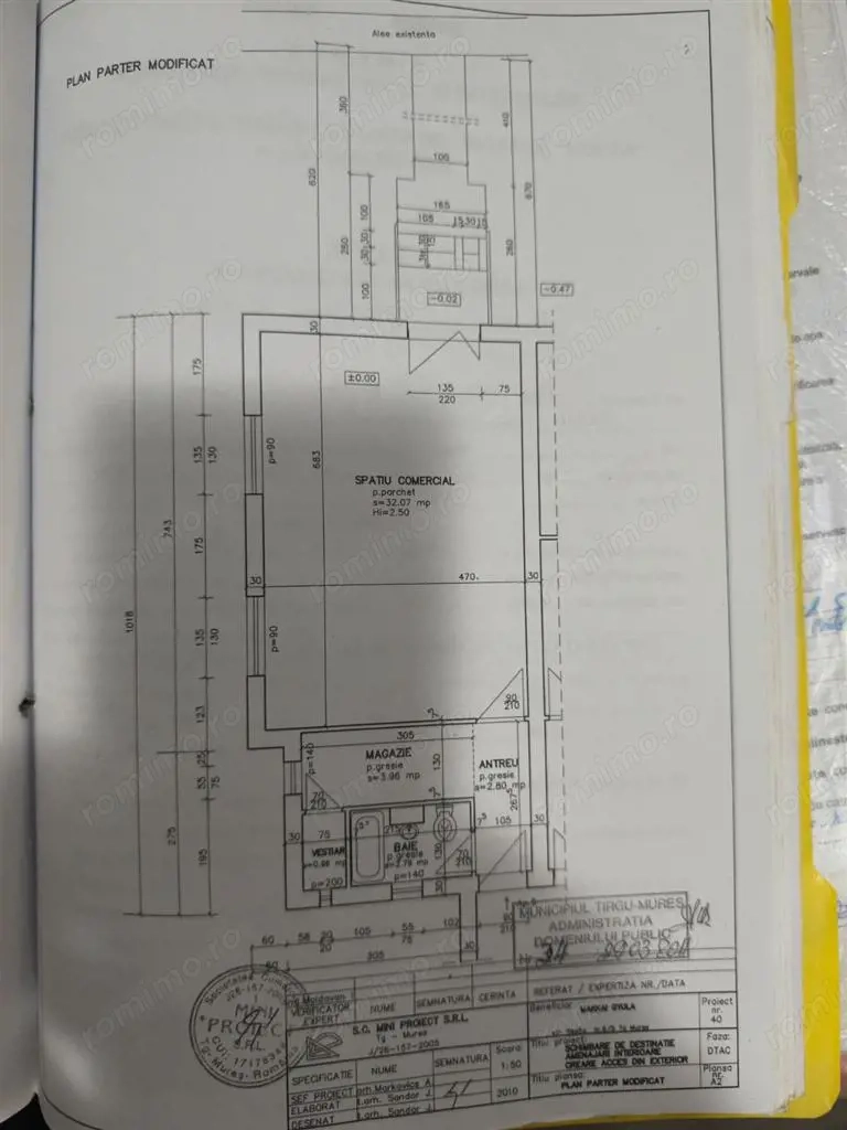 Apartament 3 Camere Parter Spatiu Comercial Gheorghe Doja