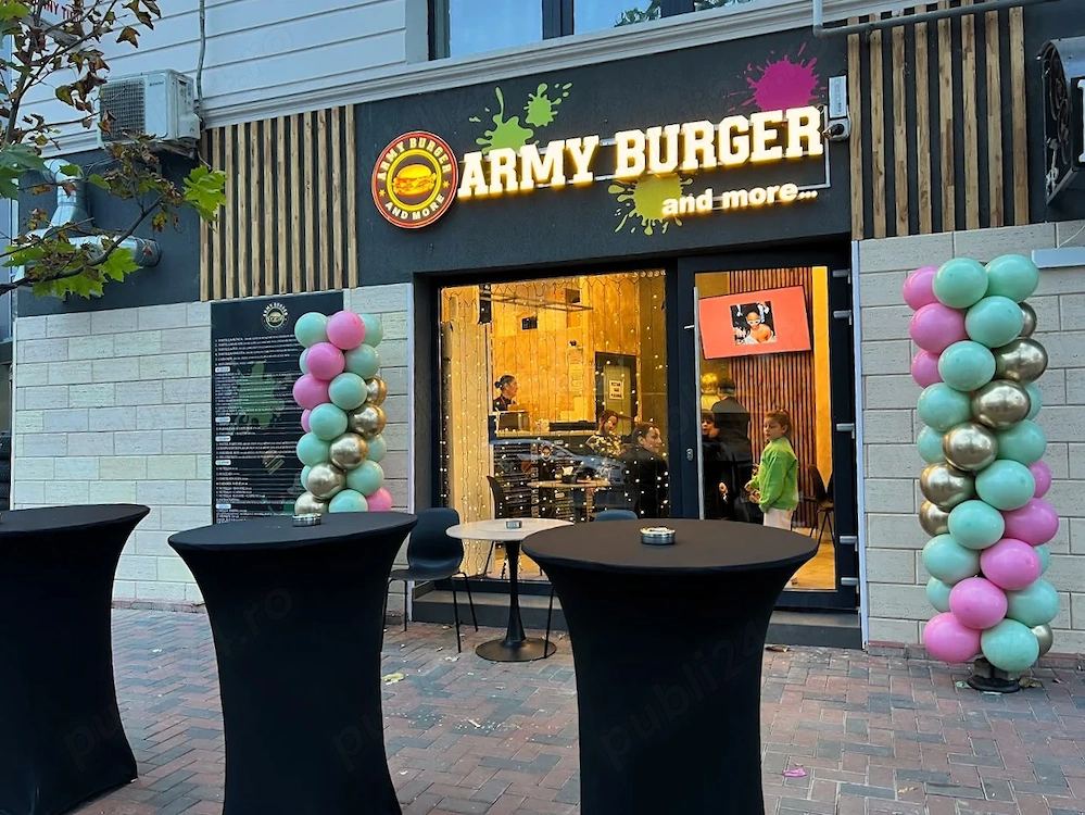 Afacere la cheie de vânzare   Army Burger And More | Calea Vitan   Vad intens