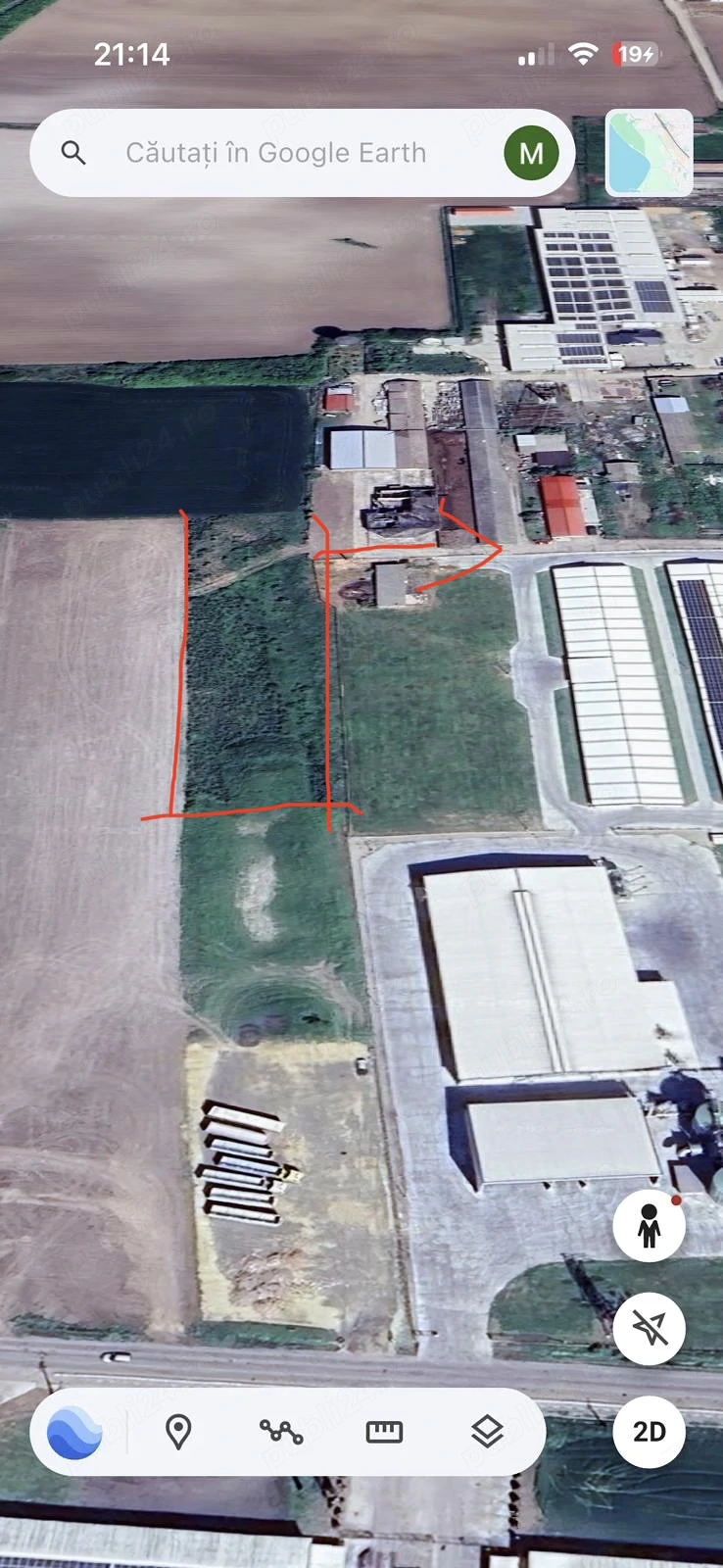 Vand teren intravilan in zona industriala Carei