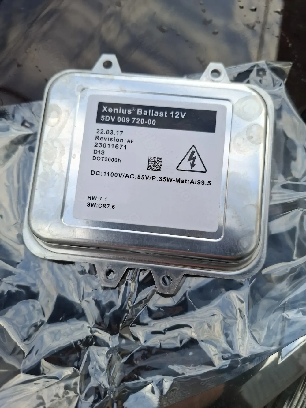 Vand droser / balast  5DV009720-00 Opel Insignia / Astra J + bec xenon D1S 35W