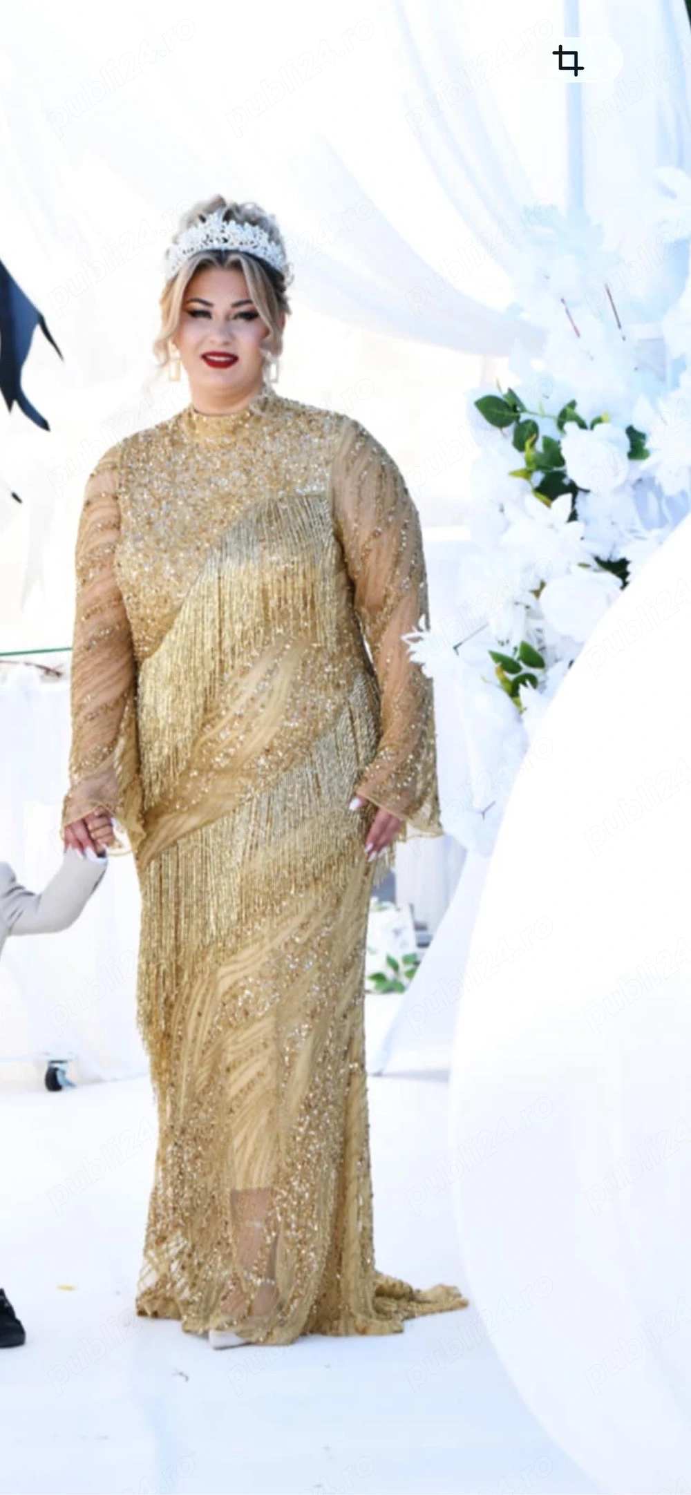 Rochie lunga cu trena 