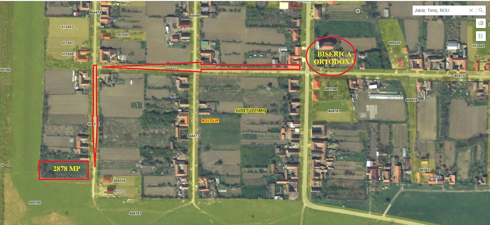 Intravilan in JABĂR