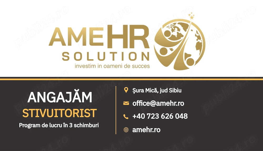 Angajăm Stivuitorist în fabrică