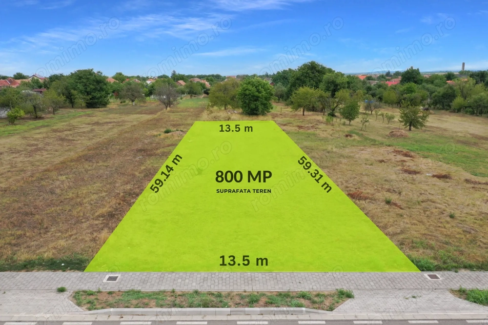 Teren Intravilan | Toate Utilitatile | Cartierul Primaverii-Comision 0
