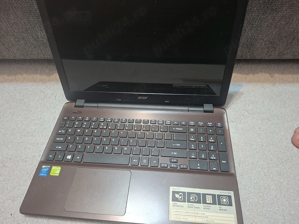 Acer Aspire E15 intel core i3