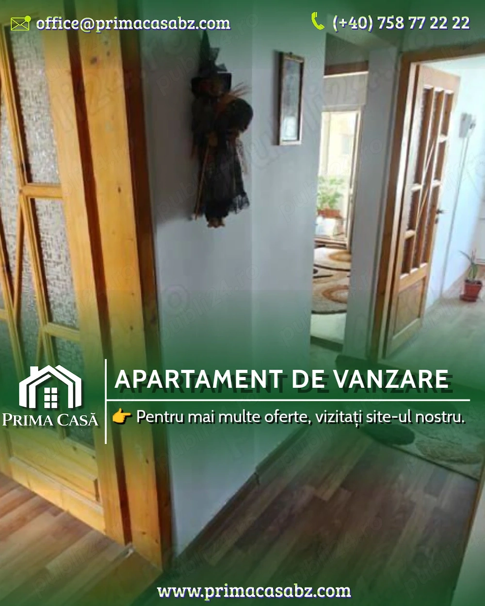 Apartament cu 3 camere confort 1 dec sporit   etaj intermediar   cu imbunatatiri  