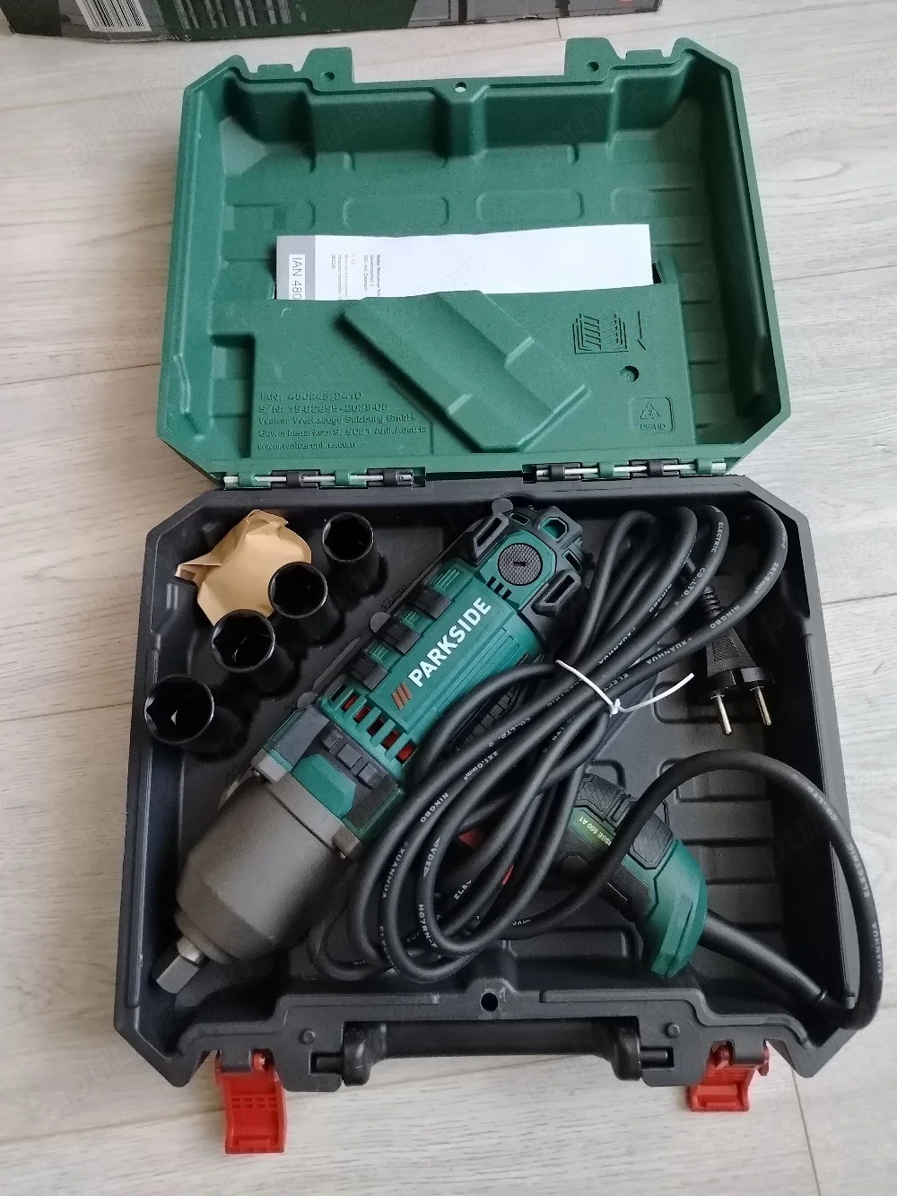 Masina de insurubat Parkside cu impact tangențial noua 