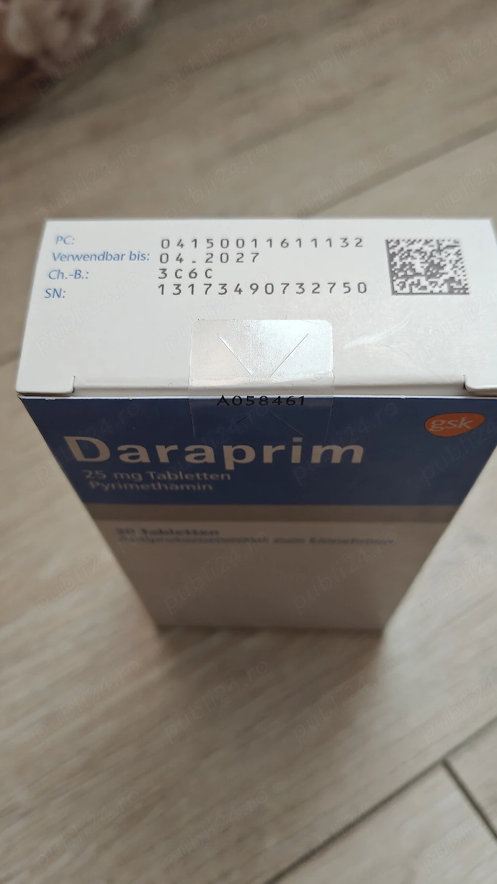 Daraprim 3 cutii