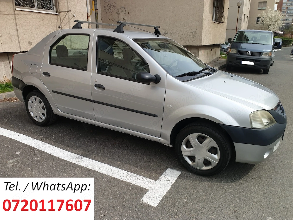 Dacia Logan 1.4MPI, an 2007, Euro 4, servo, ABS, 195,000 km, stare perfecta