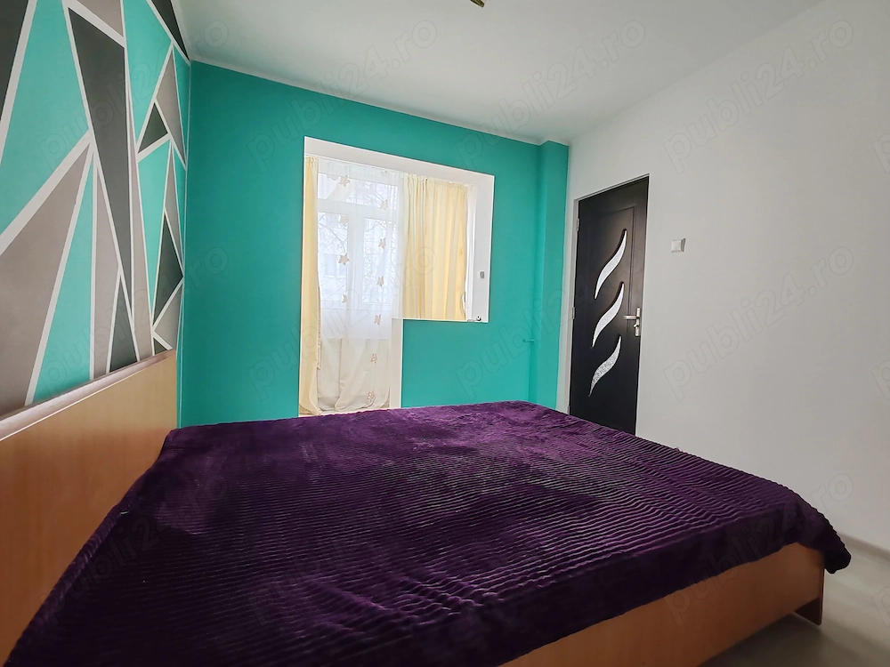 Apartament 2 camere Nord-Negru Voda, etaj 1, centrala termică, 42 mp