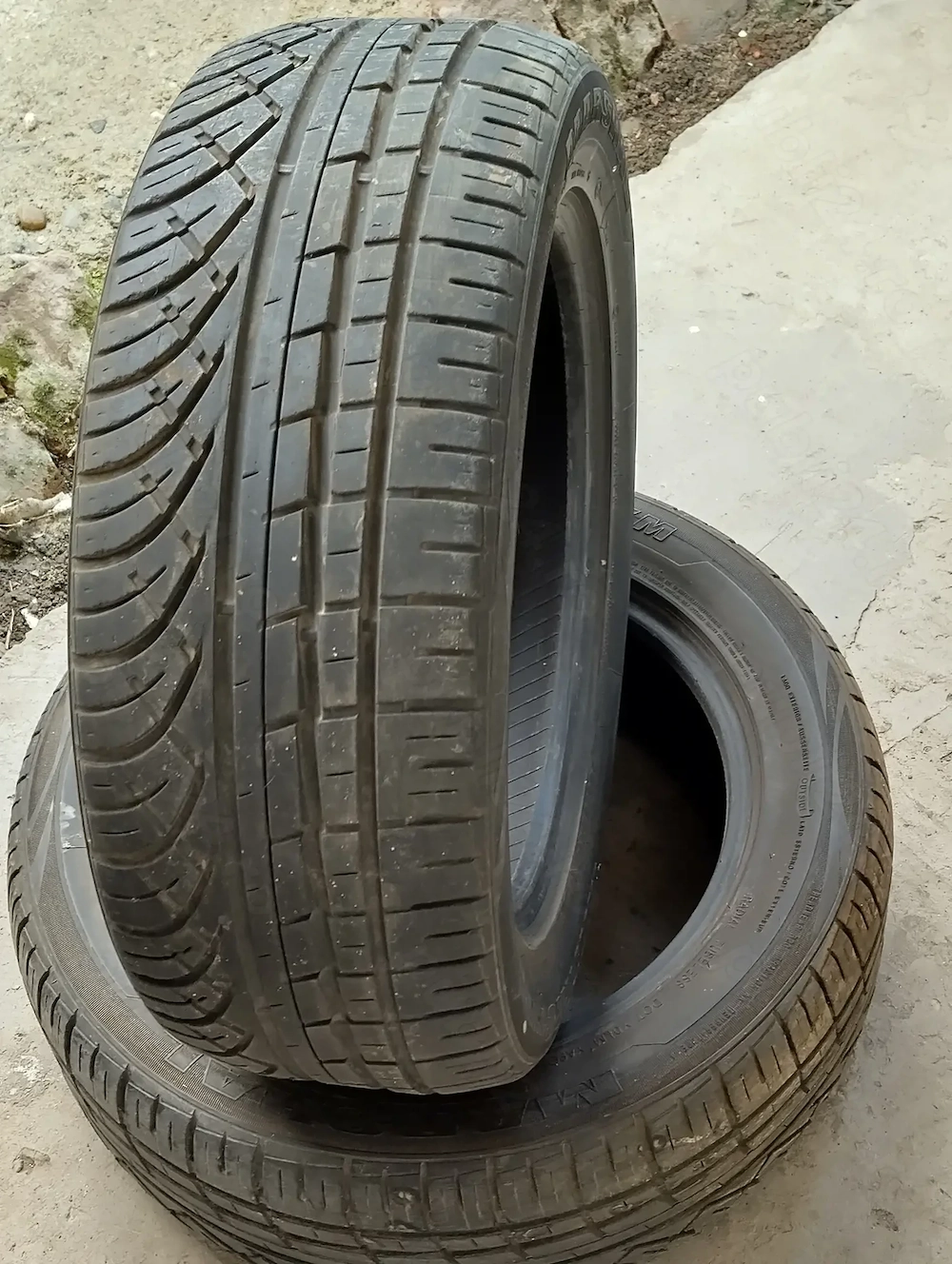 2 cauciucuri 205 55 r 16 puțin folosite 